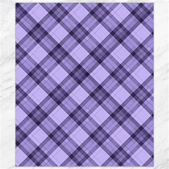Pastel Purple And Steel Black Lines Pattern, Retro Tartan, Classic Plaid Canvas 20  X 24  by Casemiro