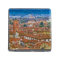 Lucca Historic Center Aerial View Memory Card Reader (square 5 Slot) by dflcprintsclothing