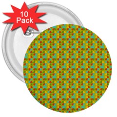 Lemon And Yellow 3  Buttons (10 Pack)  by Sparkle
