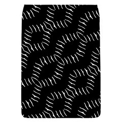 Black And White Geo Print Removable Flap Cover (s) by dflcprintsclothing