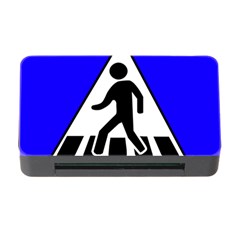 Cross Crossing Crosswalk Line Walk Memory Card Reader With Cf by HermanTelo