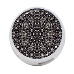 Modern Baroque Print 4-Port USB Hub (Two Sides) Front