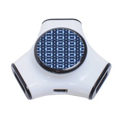 Geometry Blocks 3-port Usb Hub by Sparkle