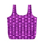 Digital Violet Full Print Recycle Bag (M) Front
