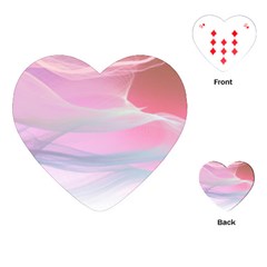 Pink Fractal Playing Cards Single Design (heart) by Sparkle