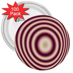 Strips Hole 3  Buttons (100 Pack)  by Sparkle