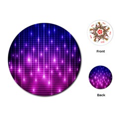 Shiny Stars Playing Cards Single Design (round) by Sparkle