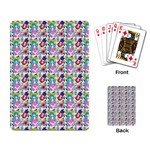 Blue Haired Girl Pattern Blue Playing Cards Single Design (Rectangle) Back