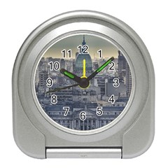 Buenos Aires Argentina Cityscape Aerial View Travel Alarm Clock by dflcprintsclothing