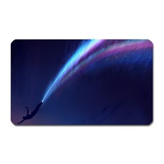 Light Fleeting Man s Sky Magic Magnet (rectangular) by Mariart