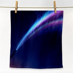Light Fleeting Man s Sky Magic Face Towel by Mariart