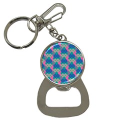 Geo Puzzle Bottle Opener Key Chain by tmsartbazaar