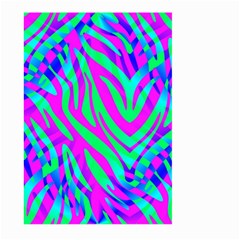 Wild And Crazy Zebra Large Garden Flag (two Sides) by Angelandspot