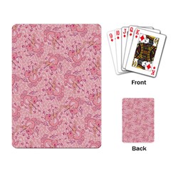 Cat With Violin Pattern Playing Cards Single Design (rectangle) by sifis