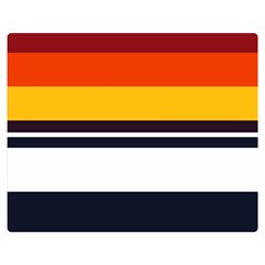 Retro Sunset Double Sided Flano Blanket (medium)  by tmsartbazaar