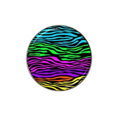 Colorful Zebra Hat Clip Ball Marker (4 Pack) by Angelandspot