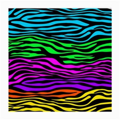 Colorful Zebra Medium Glasses Cloth (2 Sides) by Angelandspot