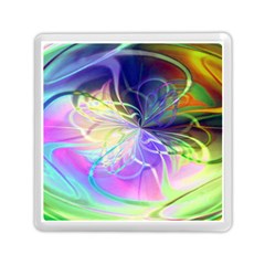 Rainbow Painting Patterns 3 Memory Card Reader (square) by DinkovaArt