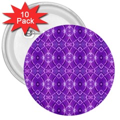Geometric Galaxy Pattern Print 3  Buttons (10 Pack)  by dflcprintsclothing