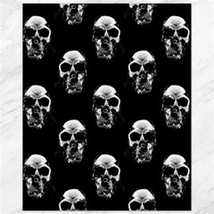 Black And White Skulls Canvas 11  X 14  by SpinnyChairDesigns