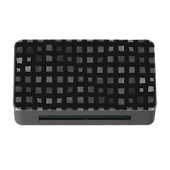 Abstract Black Checkered Pattern Memory Card Reader With Cf by SpinnyChairDesigns