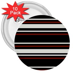 Classic Coffee Brown 3  Buttons (10 Pack)  by tmsartbazaar