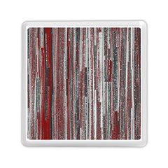 Abstract Grunge Stripes Red White Green Memory Card Reader (square) by SpinnyChairDesigns