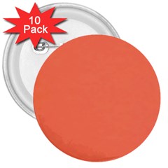 Appreciating Apricot 3  Buttons (10 Pack)  by Janetaudreywilson