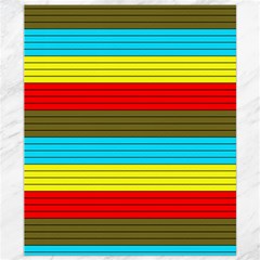 Multicolor With Black Lines Canvas 8  X 10  by tmsartbazaar