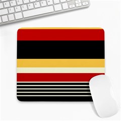 Contrast Yellow With Red Large Mousepads by tmsartbazaar