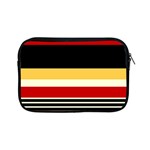 Contrast Yellow With Red Apple iPad Mini Zipper Cases Front