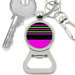 Disco Stripes Bottle Opener Key Chain by tmsartbazaar