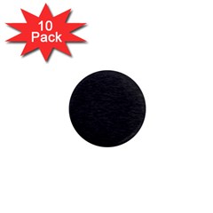 Black Color Texture 1  Mini Magnet (10 Pack)  by SpinnyChairDesigns