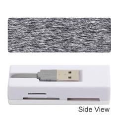 Black White Grey Texture Memory Card Reader (stick) by SpinnyChairDesigns