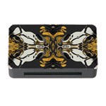 Boho Black Gold Color Memory Card Reader with CF Front