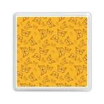 Mustard Yellow Monarch Butterflies Memory Card Reader (Square) Front