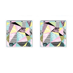 Mosaic Print Cufflinks (square) by designsbymallika