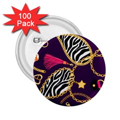 Chain Pattern  2 25  Buttons (100 Pack)  by designsbymallika