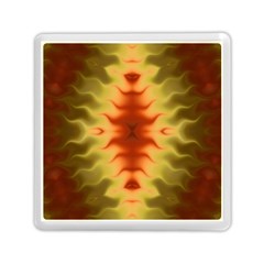 Red Gold Tie Dye Memory Card Reader (square) by SpinnyChairDesigns