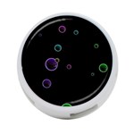 Bubble in dark 4-Port USB Hub (One Side) Front