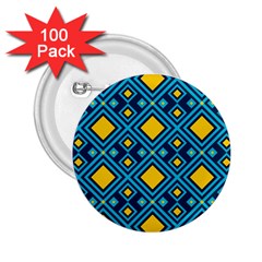Geometric Abstract Diamond 2 25  Buttons (100 Pack)  by tmsartbazaar