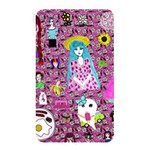 Blue Denim And Drawings Daisies Pink Memory Card Reader (Rectangular) Front
