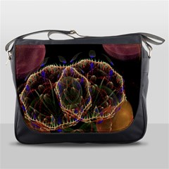 Fractal Geometry Messenger Bag by Sparkle