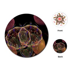 Fractal Geometry Playing Cards Single Design (round) by Sparkle