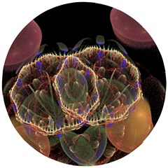 Fractal Geometry Wooden Puzzle Round by Sparkle