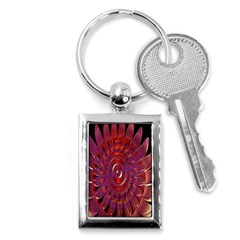 Chakra Flower Key Chain (rectangle) by Sparkle