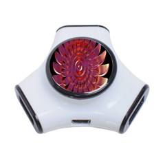 Chakra Flower 3-port Usb Hub by Sparkle