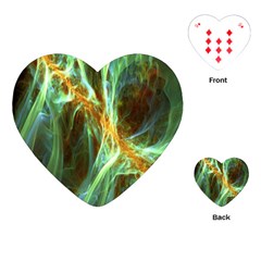 Abstract Illusion Playing Cards Single Design (heart) by Sparkle