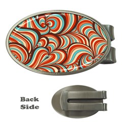 Psychedelic Swirls Money Clips (oval)  by Filthyphil