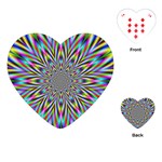 Psychedelic Wormhole Playing Cards Single Design (Heart) Front